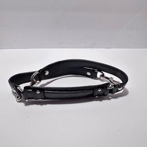Black Leather Women's Belt